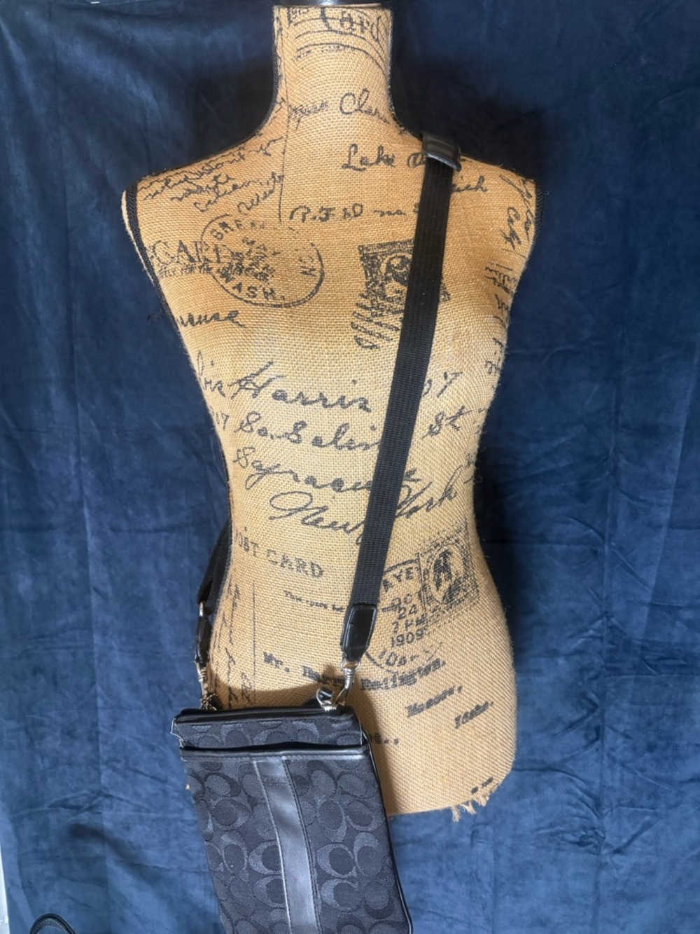 Coach Black Signature Crossbody Bag